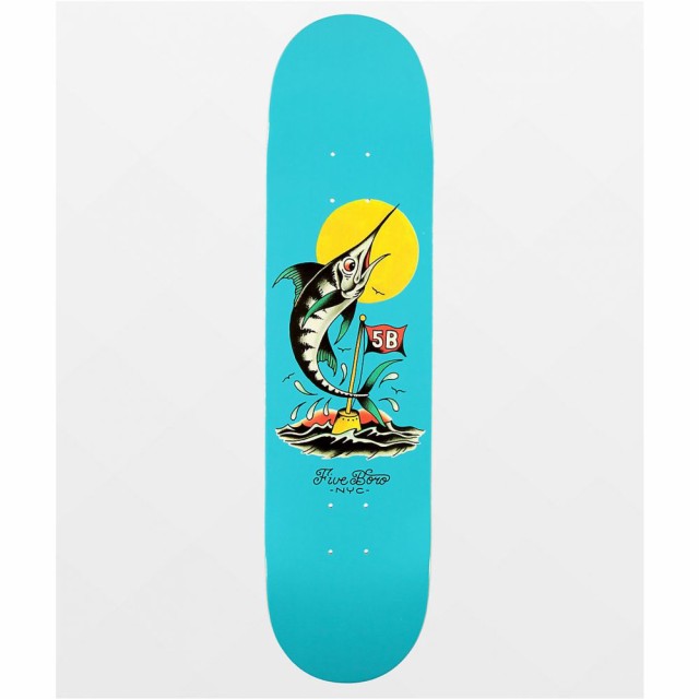 豪華 ファイブボロ 5boro ユニセックス スケートボード デッキ ボード 板 5boro Manhattan Marlin 7 75 Skateboard Deck Assorted セール30 Off Carlavista Com