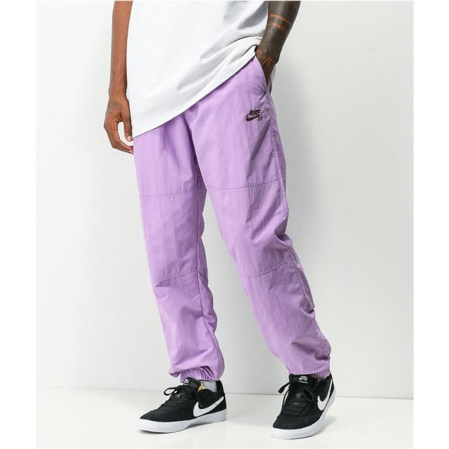 のオシャレな ナイキ Nike Sb メンズ スウェット ジャージ ボトムス パンツ Nike Sb Novelty Violet Track Pants Light Pastel Purple 新色登場 Www Flixel Org