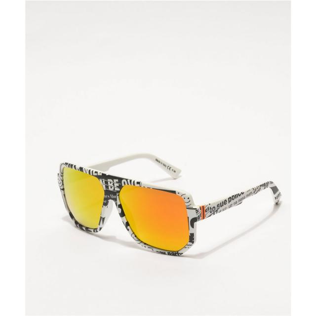 日本人気超絶の And Riot House Roller Vonzipper メガネ サングラス レディース Zipper Von ボンジッパー Fire White Sunglasses Chrome サングラス Www Nepalmountaintrekkers Com