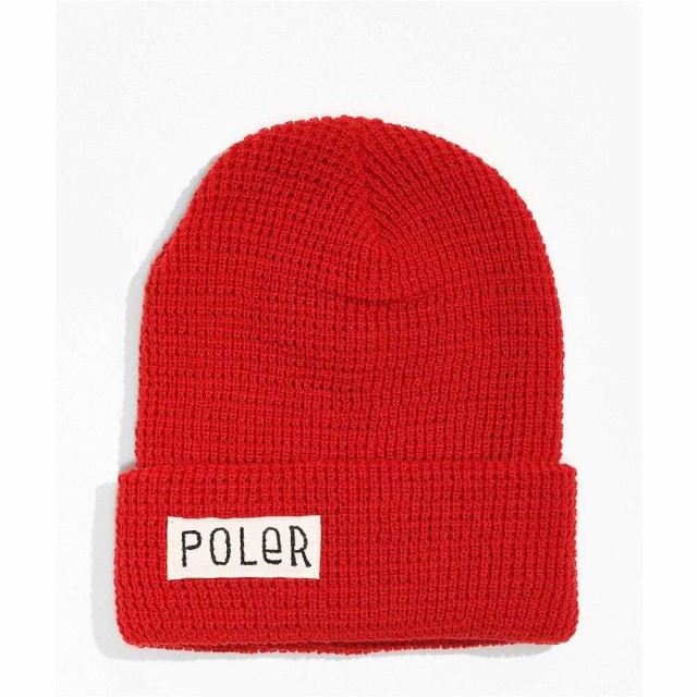 大人気 ポーラー POLER STUFF レディース ニット ビーニー 帽子 Poler Workerman Red Waffle Knit  Beanie Redの通販はau PAY マーケット - フェルマート｜商品ロットナンバー：526980242 買物 -www.cmc.mu