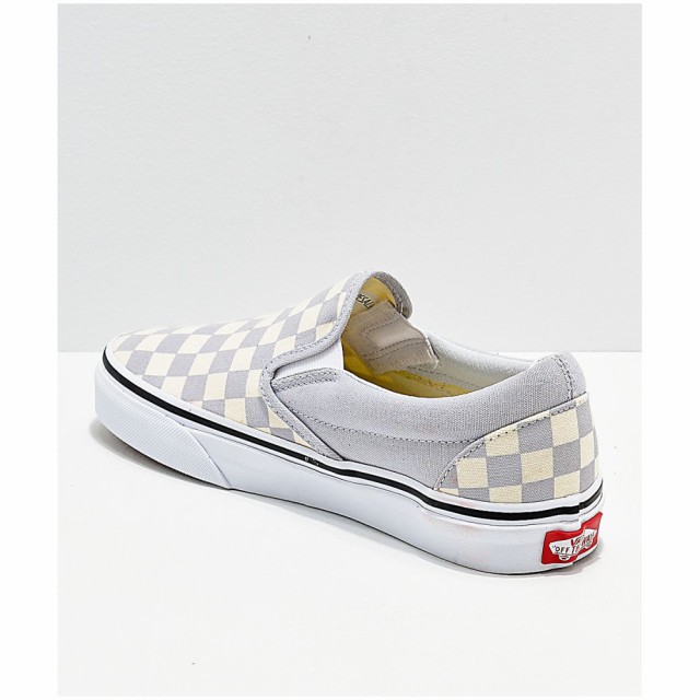 vans checkerboard grey dawn