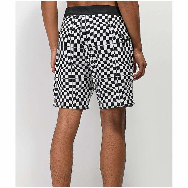 checkerboard vans shorts