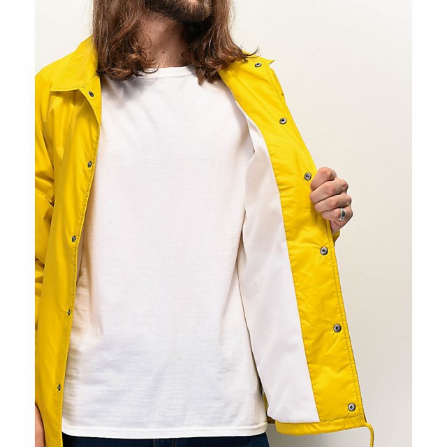 vans windbreaker yellow