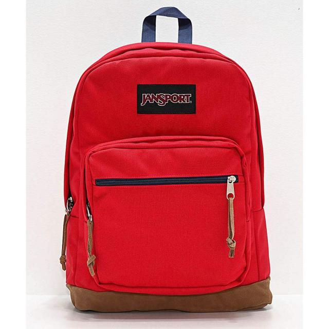 激安ブランド ジャンスポーツ Jansport メンズ パソコンバッグ バッグ Jansport Right Pack Red Tape And Blue Backpack Red 美しい Vulkan Your Army Com