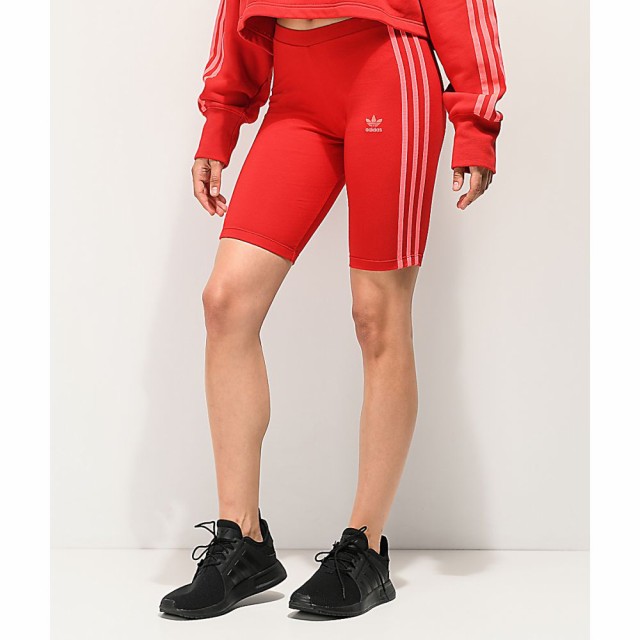 adidas cycling shorts red