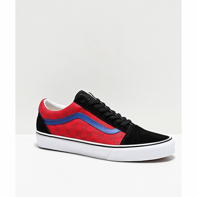 vans old skool red white and blue