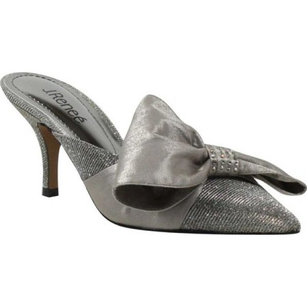 春大特価セール ジェイレニー マーケット J Renee レディース Pay サンダル ミュール Glitter シューズ 靴 Elonna Pointed Toe Mule Pewter Glitter Fabric ラジコン夢空間 857c4530 Cdsdp Org