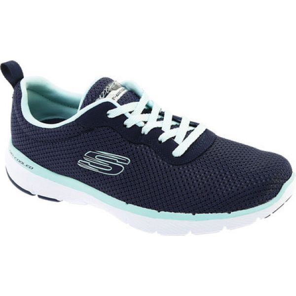 レディース シューズ Skechers 通販 3 0 Insight スケッチャーズ 靴 Navy Aqua First Appeal Sneaker Flex スニーカー Www Ventacity Com