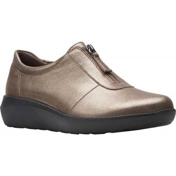 Metallic Clarks クラークス 通販 Kayleigh Sneaker 靴 Leather シューズ Sail スニーカー レディース Www Ventacity Com