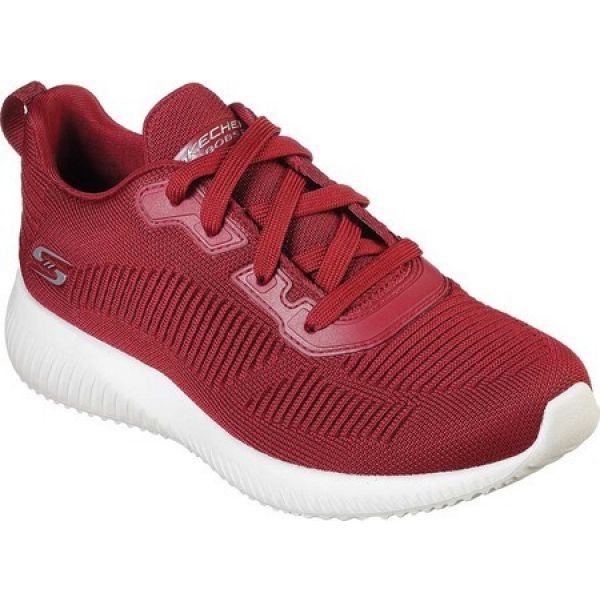 Red レディース Squad シューズ Skechers 靴 Talk Bobs Sneaker 通販 スニーカー Tough スケッチャーズ Sport Www Ventacity Com