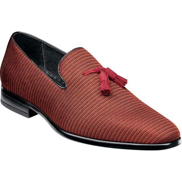 注目 ステイシー アダムス Stacy Adams メンズ 革靴・ビジネスシューズ シューズ・靴 Tazewell Plain Toe Tassel Slip-On Brick, 下益城郡 cdee2540