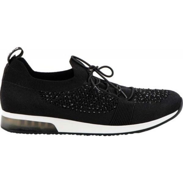 予約 アラ シューズ 靴 Ara レディース Black ランニング ウォーキング スニーカー シューズ Lyssa 靴 Lyssa Sneaker Black Woven Stretch Fabric Mesh 壁紙わーるど f52 Consesa Do