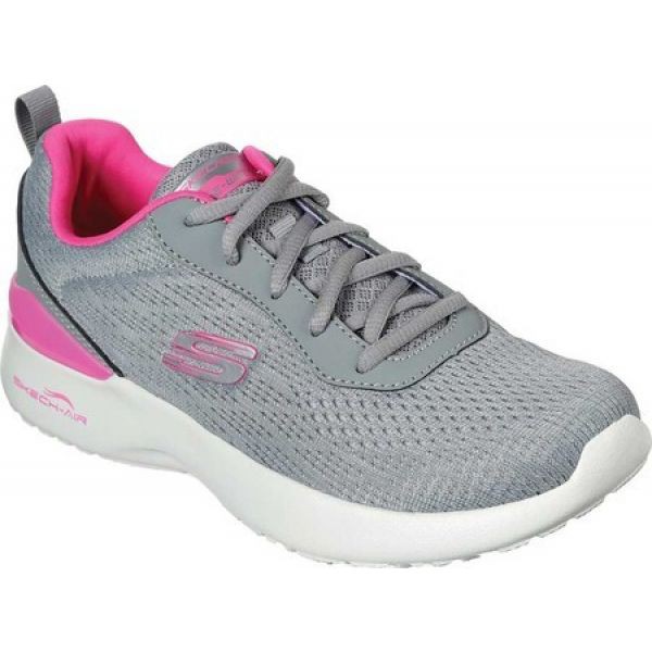 超特価セール スケッチャーズ Skechers レディース スニーカー シューズ 靴 Skech Air Dynamight Top Prize Sneaker Grey Hot Pink 送料無料 Dev Fedox Net