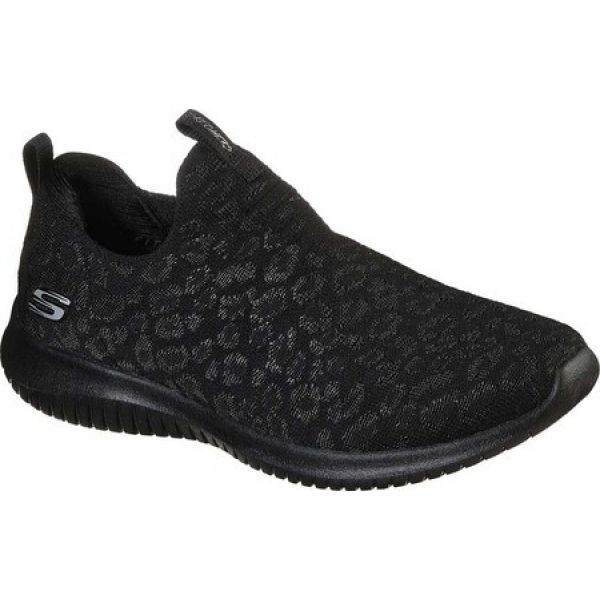 人気ブラドン スケッチャーズ スリッポン フラット Skechers Ultra レディース スリッポン フラット スニーカー Slip シューズ 靴 Ultra Flex Wild Journey Slip On Sneaker Black Bl 工藤自動車 fe4 Estofacarfloripa Com Br