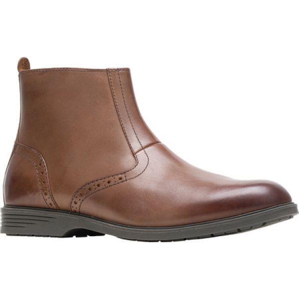 【超目玉】 ハッシュパピー Hush Puppies メンズ ブーツ ショートブーツ シューズ・靴 Shepsky Zip Ankle Boot Brown, 健康美容用品専門店Frontrunner 734d1b4a