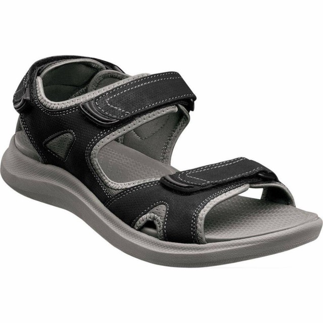 送料込 ナンブッシュ Nunn Bush メンズ サンダル シューズ 靴 Rio Vista River Sandal Black Multi Leather 売り尽 Kishakatoliketiranedurres Com