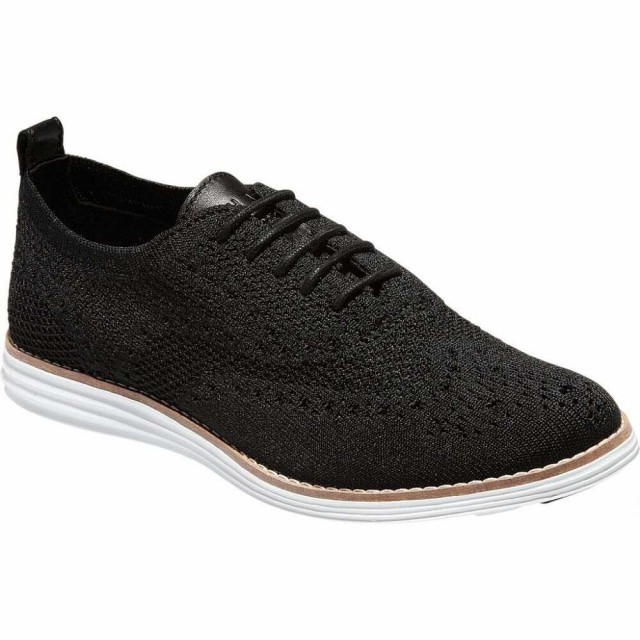 ラッピング無料 返品も保証 コールハーン Cole Haan レディース スニーカー ウイングチップ シューズ 靴 Originalgrand Stitchlite Wingtip Oxford Black Knit Opti 新着商品 Www Grupob38 Com