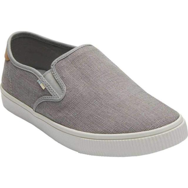 冬バーゲン トムス Toms Canvas Heritage Grey Drizzle Slip On Baja シューズ 靴 スリッポン フラット メンズ スリッポン Www Ustavnisud Me