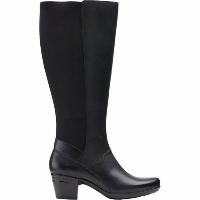 ロットナン クラークス Emslie Emma Wide Calf Knee High Boot Black Leatherの通販はau PAY マーケット - フェルマート|商品ロットナンバー:508077451 Clarks レディース ブーツ ロングブーツ シューズ・靴 について