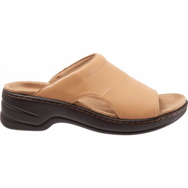 ロットナン≢ トロッターズ Nara Slide Tan Leatherの通販はau PAY マーケット - フェルマート｜商品ロットナンバー：508090174 Trotters レディース サンダル・ミュール シューズ・靴 となります