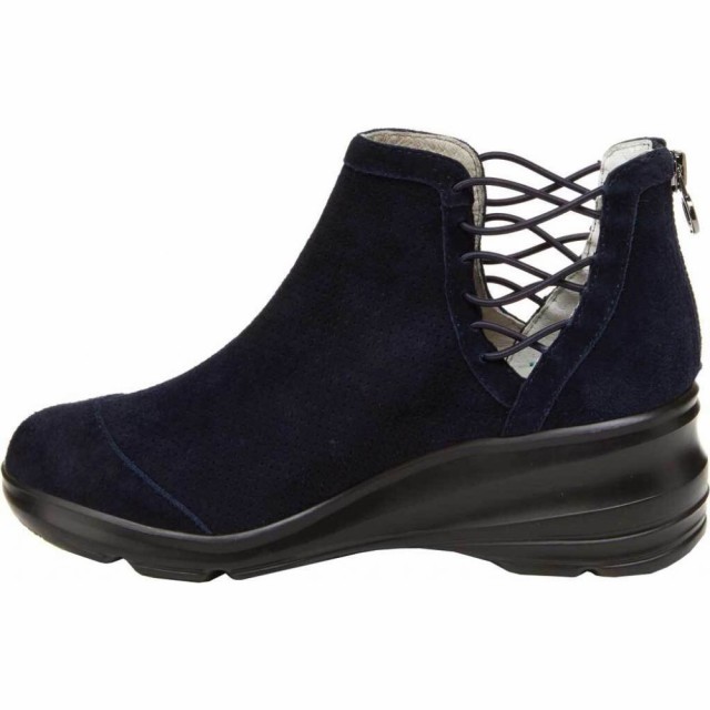 超激得得価 ジャンブー Jambu レディース ブーツ ウェッジソール シューズ・靴 Naomi Wedge Heel Bootie Navy Tumbled Leather/Kid Suedeの通販はau PAY マーケット - フェルマート|商品ロットナンバー:508077327 正規品新品