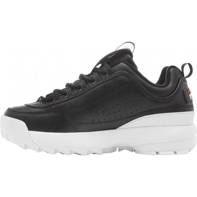 ブランドや フィラ Disruptor Ii Premium Sneaker Black White Redの通販はau Pay マーケット