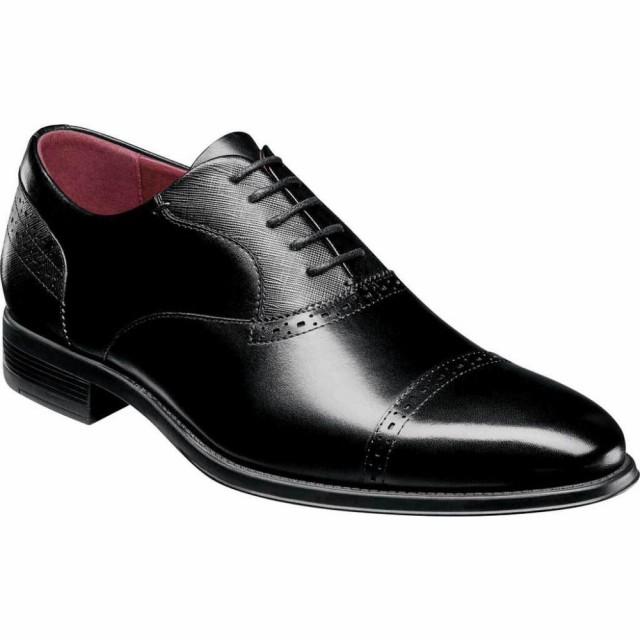 レビューで送料無料 ステイシー アダムス Stacy Adams メンズ 革靴 ビジネスシューズ シューズ 靴 Heath Cap Toe Oxford Black Burnished Smooth Texture L 在庫処分大特価 Grupovegadiaz Com