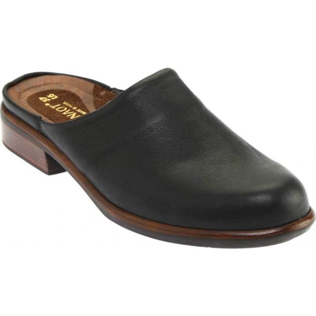 国内最安値 ナオト Naot レディース クロッグ シューズ 靴 Lodos Clog Soft Black Leather クリアランスバーゲン Kweli Shop