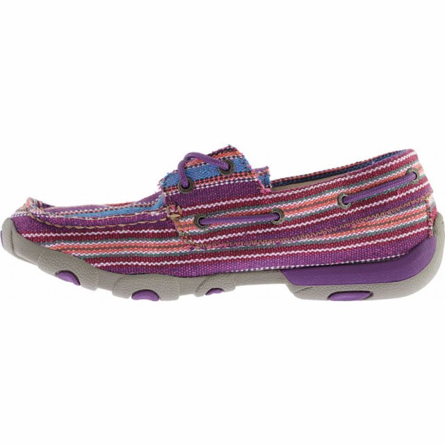 なりますの ツイステッドエックス WDM0047 Boat Shoe Purple Mulit Canvasの通販はau PAY マーケット - フェルマート｜商品ロットナンバー：50 Twisted X レディース スリッポン・フラット デッキシューズ シューズ・靴 について