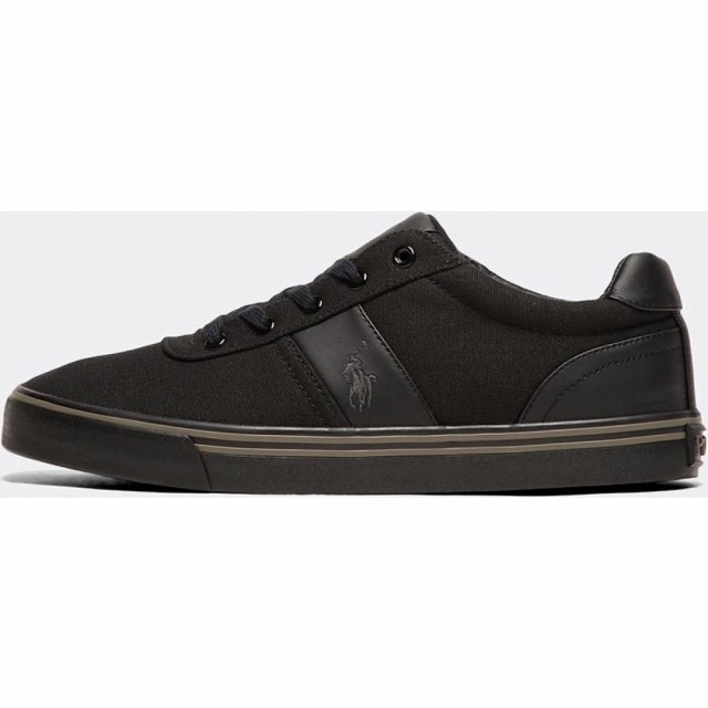 ランキング上位のプレゼント スニーカー メンズ Lauren Ralph Polo ローレン ラルフ シューズ 靴 Black Trainer Hanford ミドルカット Studioisp Com