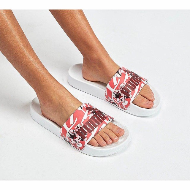 希望者のみラッピング無料 プーマ Puma レディース サンダル ミュール シューズ Leadcat 靴 Leadcat Sandal マーケット Botanical Sandal Red Dahlia White カーテン壁紙床材専門店 Refolife 3ec02f05 Mmqueue Com