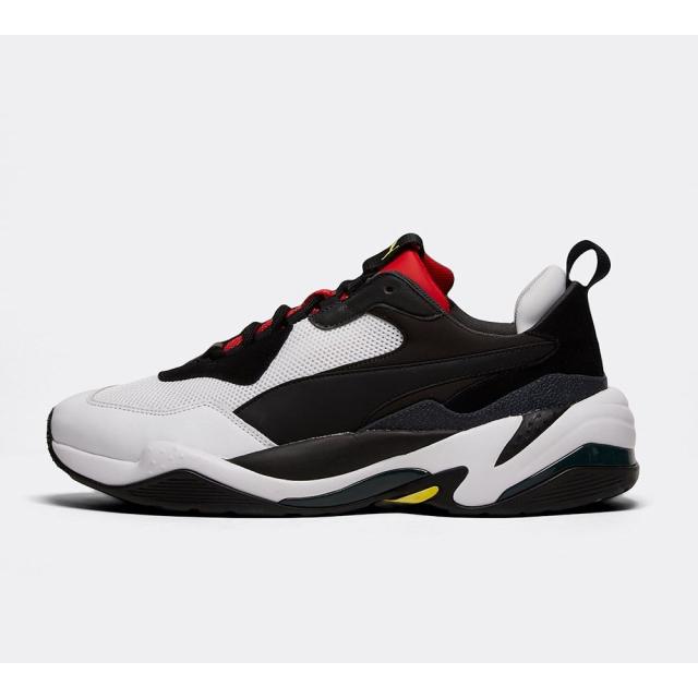 男女兼用 スニーカー メンズ Puma プーマ シューズ 靴 White Black Red Trainer Spectra Thunder ミドルカット Sutevalle Org