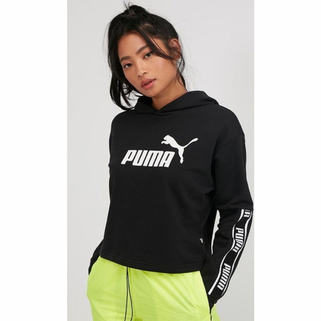 プーマ Amp Cropped Hoodie Blackの通販はau Pay マーケット フェルマート 商品ロットナンバー Puma レディース パーカー トップス 格安高品質 Cta Org Mz