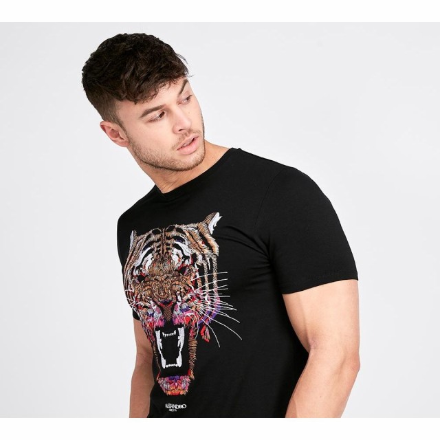 新作高品質 アレッサンドロ growler t-shirt Blackの通販はau PAY マーケット - フェルマート|商品ロットナンバー:401351498 ザベッティ Alessandro Zavetti メンズ Tシャツ トップス 安い好評