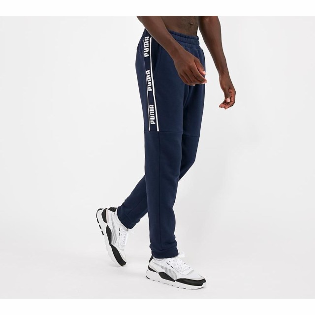 puma amplified block tape fleece pant