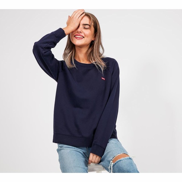 リーバイス Levis レディース スウェット トレーナー トップス Relaxed Graphic Sweatshirt Sea Blueの通販はau Pay マーケット フェルマート 商品ロットナンバー