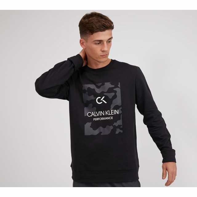 っておりま✁ カルバンクライン billbord sweatshirt Black/Camoの通販はau PAY マーケット - フェルマート｜商品ロットナンバー：401353006 Calvin Klein Performance メンズ スウェット・トレーナー トップス について