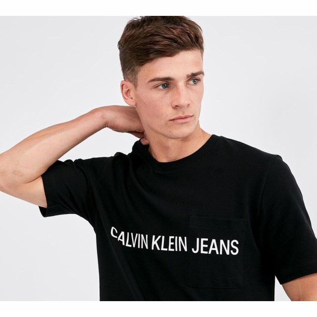 calvin klein jeans t shirt black