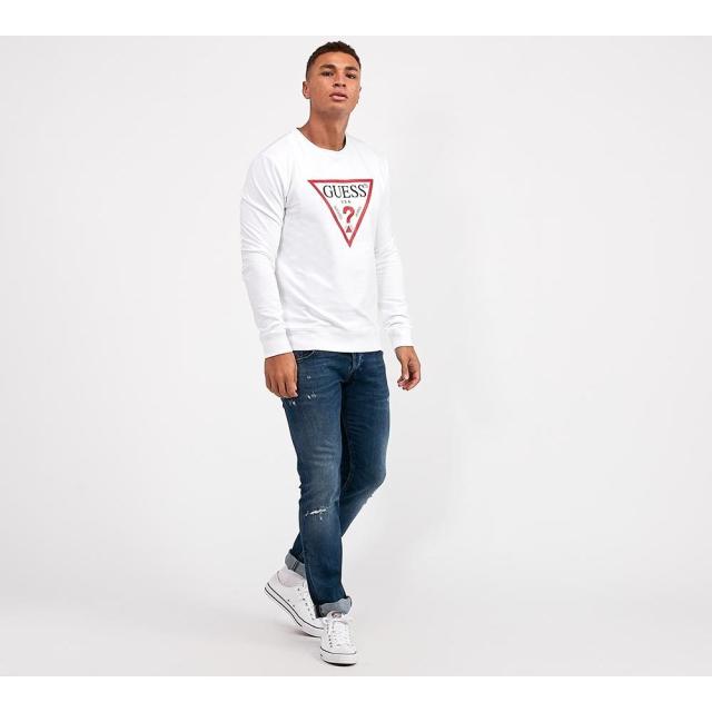 なりますの ゲス Crew Neck Fleece Sweatshirt True Whiteの通販はau Pay なりますの ゲス Crew Neck Fleece Sweatshirt True Whiteの通販はau Pay