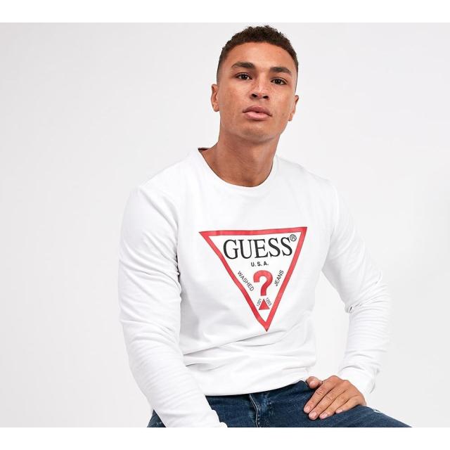 なりますの ゲス Crew Neck Fleece Sweatshirt True Whiteの通販はau Pay なりますの ゲス Crew Neck Fleece Sweatshirt True Whiteの通販はau Pay