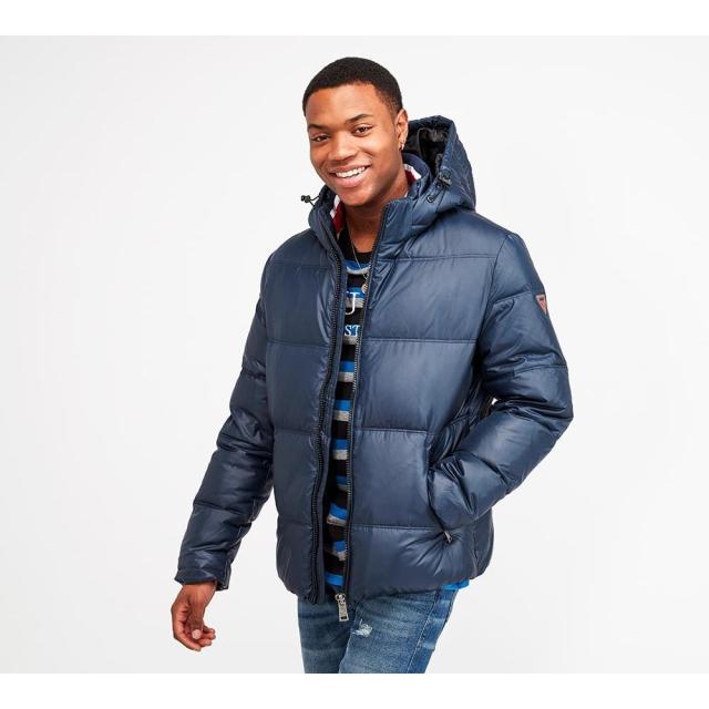 人気即納 ゲス Hooded Puffer Jacketの通販はau Pay マーケット フェルマート 商品