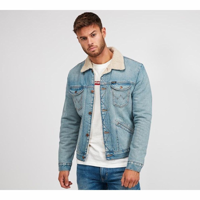 sherpa denim jacket