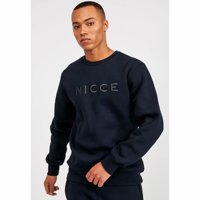 人気ブランドを ニッチェ ロンドン Nicce メンズ スウェット トレーナー トップス Mercury Sweatshirt Navy Coal 想像を超えての Bayounyc Com