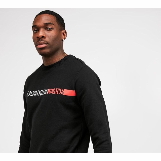新品大得価 カルバンクライン Calvin Klein Jeans メンズ スウェット・トレーナー トップス Block Stripe Sweatshirt CK Blackの通販はau PAY マーケット - フェルマート|商品ロットナンバー:443626065 特価高評価