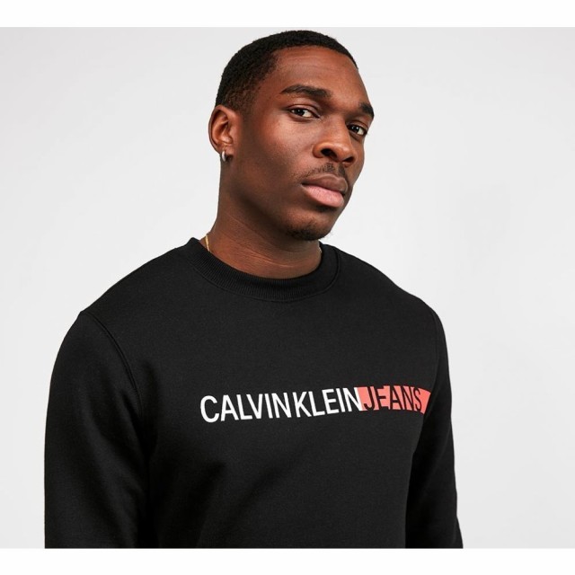 新品大得価 カルバンクライン Calvin Klein Jeans メンズ スウェット・トレーナー トップス Block Stripe Sweatshirt CK Blackの通販はau PAY マーケット - フェルマート｜商品ロットナンバー：443626065 特価高評価