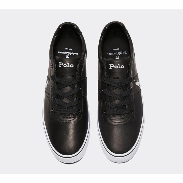 正規店格安 ラルフ hanford leather trainer Black/Whiteの通販はau PAY マーケット - フェルマート|商品ロットナンバー:401353873 ローレン Polo Ralph Lauren メンズ スニーカー シューズ・靴 人気最新品