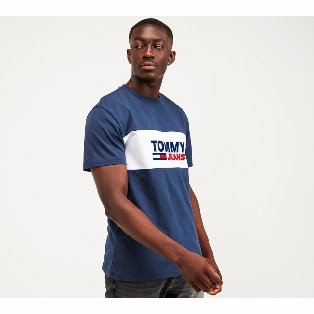 いておりま トミー colour blocked organic t-shirt Navyの通販はau PAY マーケット - フェルマート｜商品ロットナンバー：492196876 ジーンズ Tommy Jeans メンズ Tシャツ トップス ≔ワンサイズ