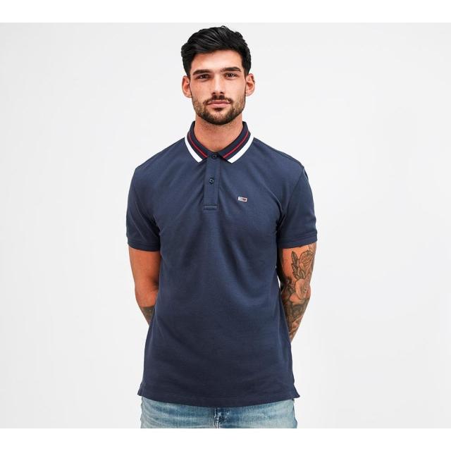 トミー ジーンズ Tommy Jeans メンズ ポロシャツ Tipped Stretch Sh Classic 人気 おすすめ 半袖 トップス