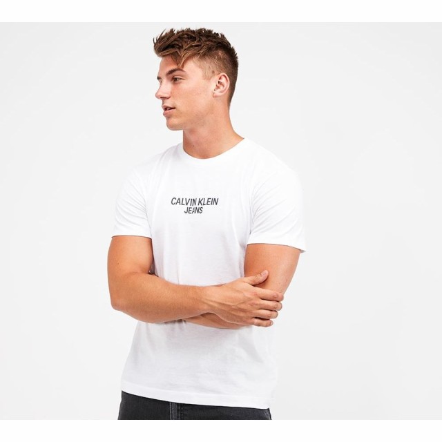 超激得超激得HOT カルバンクライン Calvin Klein Jeans メンズ Tシャツ トップス back institutional t-shirt Bright Whiteの通販はau PAY マーケット - フェルマート｜商品ロットナンバー：463459564 本物保証得価