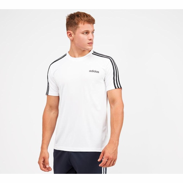 大特価定番 アディダス adidas メンズ Tシャツ トップス designed 2 move 3 stripe t-shirt White/Blackの通販はau PAY マーケット - フェルマート｜商品ロットナンバー：463459699 SALE大人気